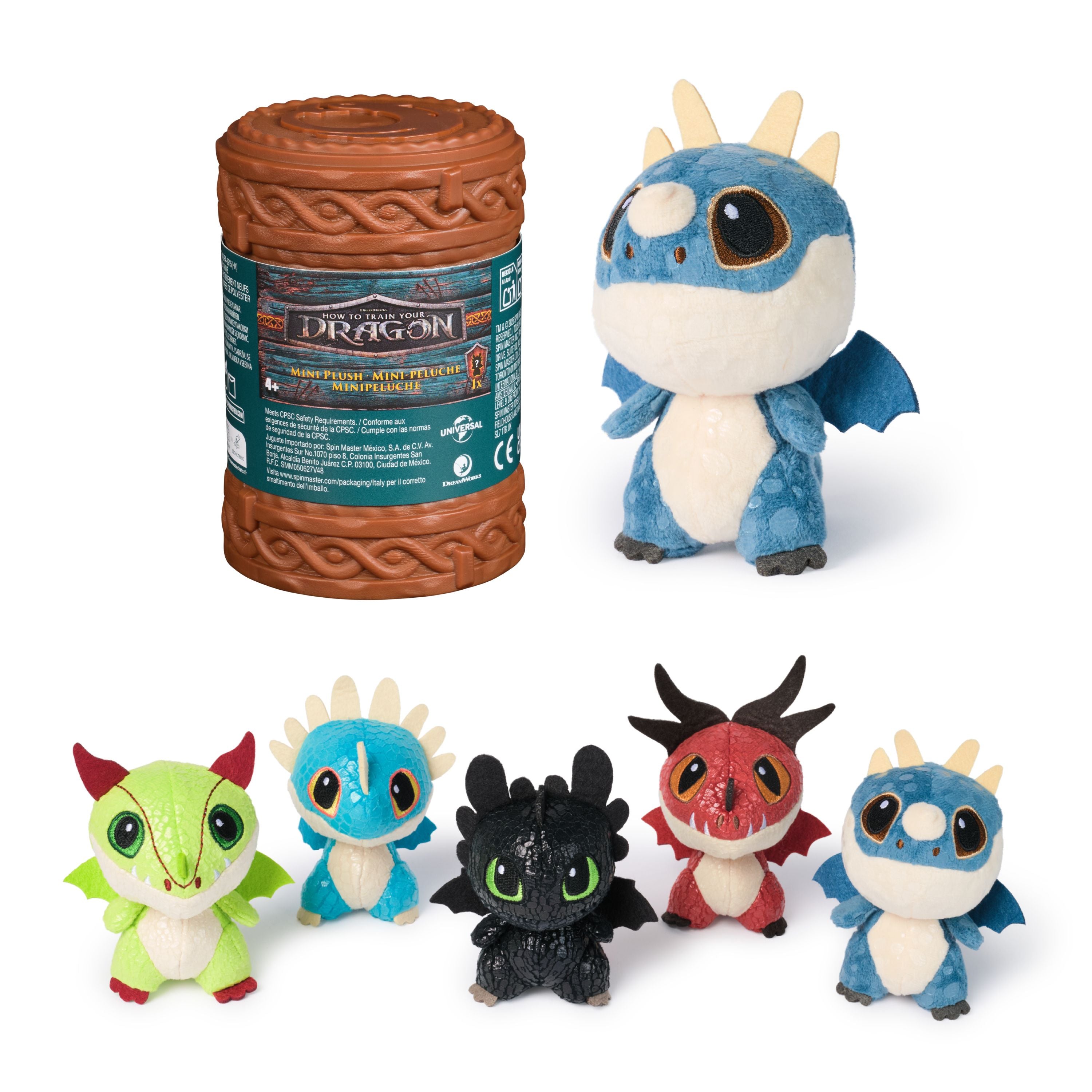 How To Train Your Dragon Mini Mystery 7.5 Inch Dragon Plush