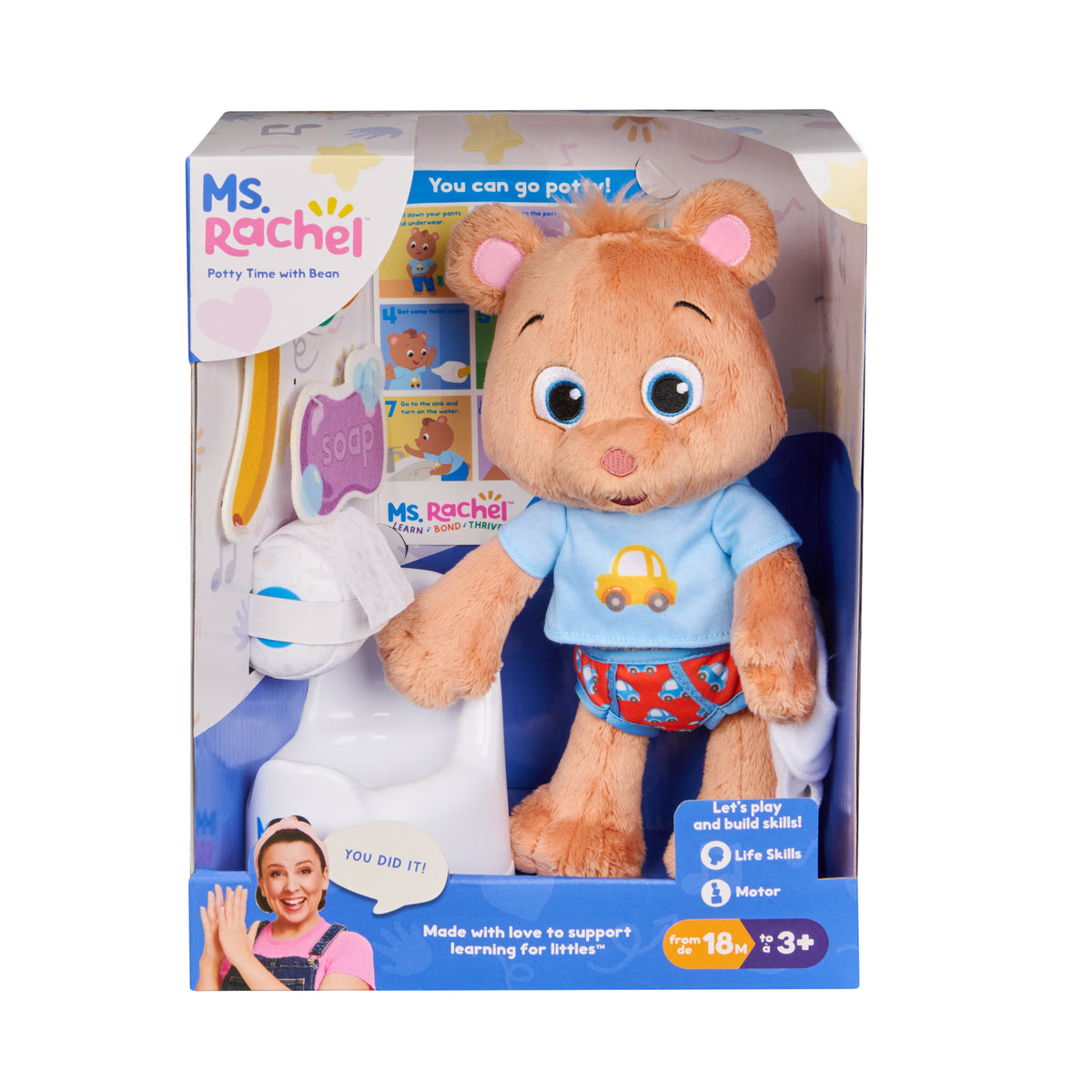 Ms. Rachel Potty Time Bean Playset - Toyworld NZ