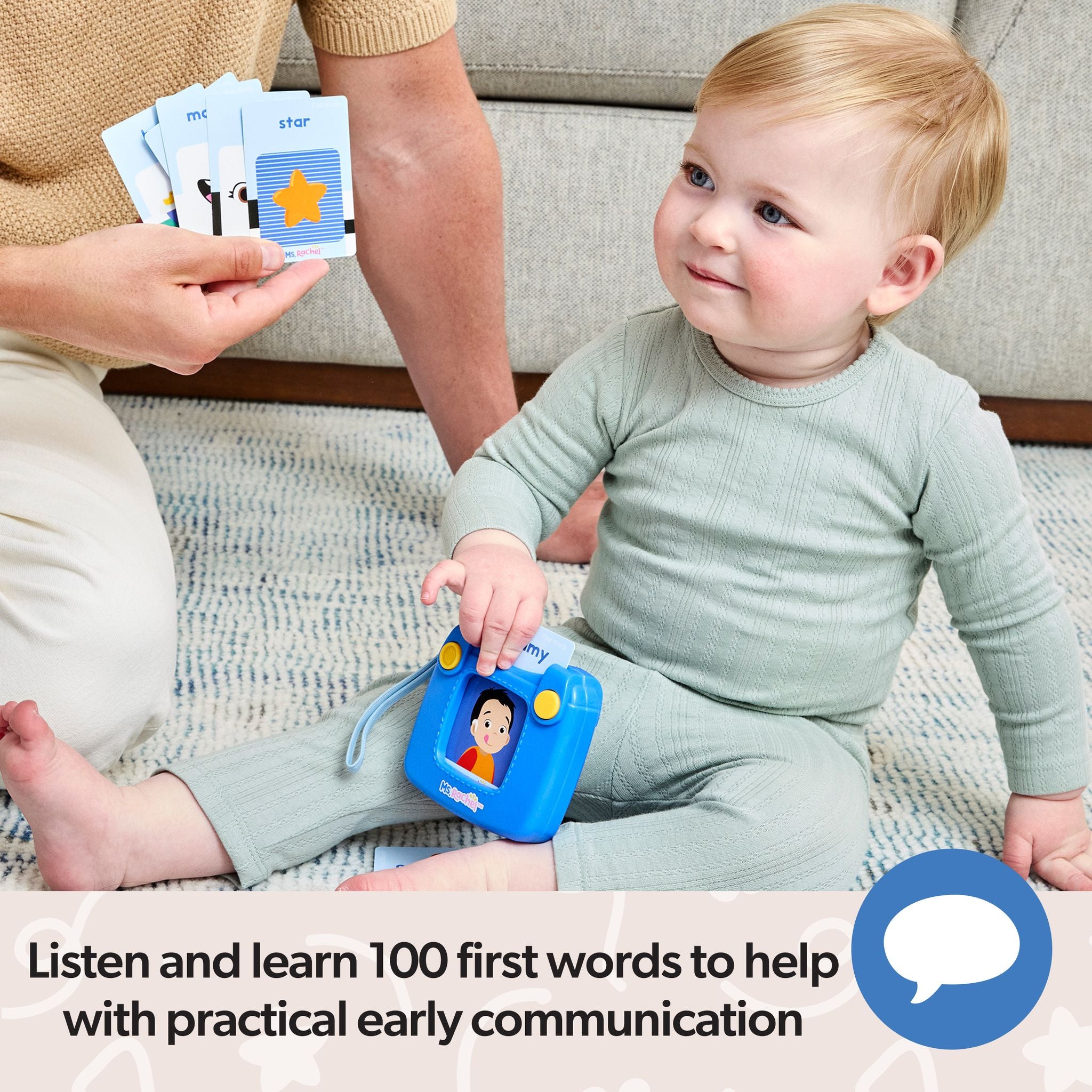 Ms. Rachel First Words Talking Flash Cards