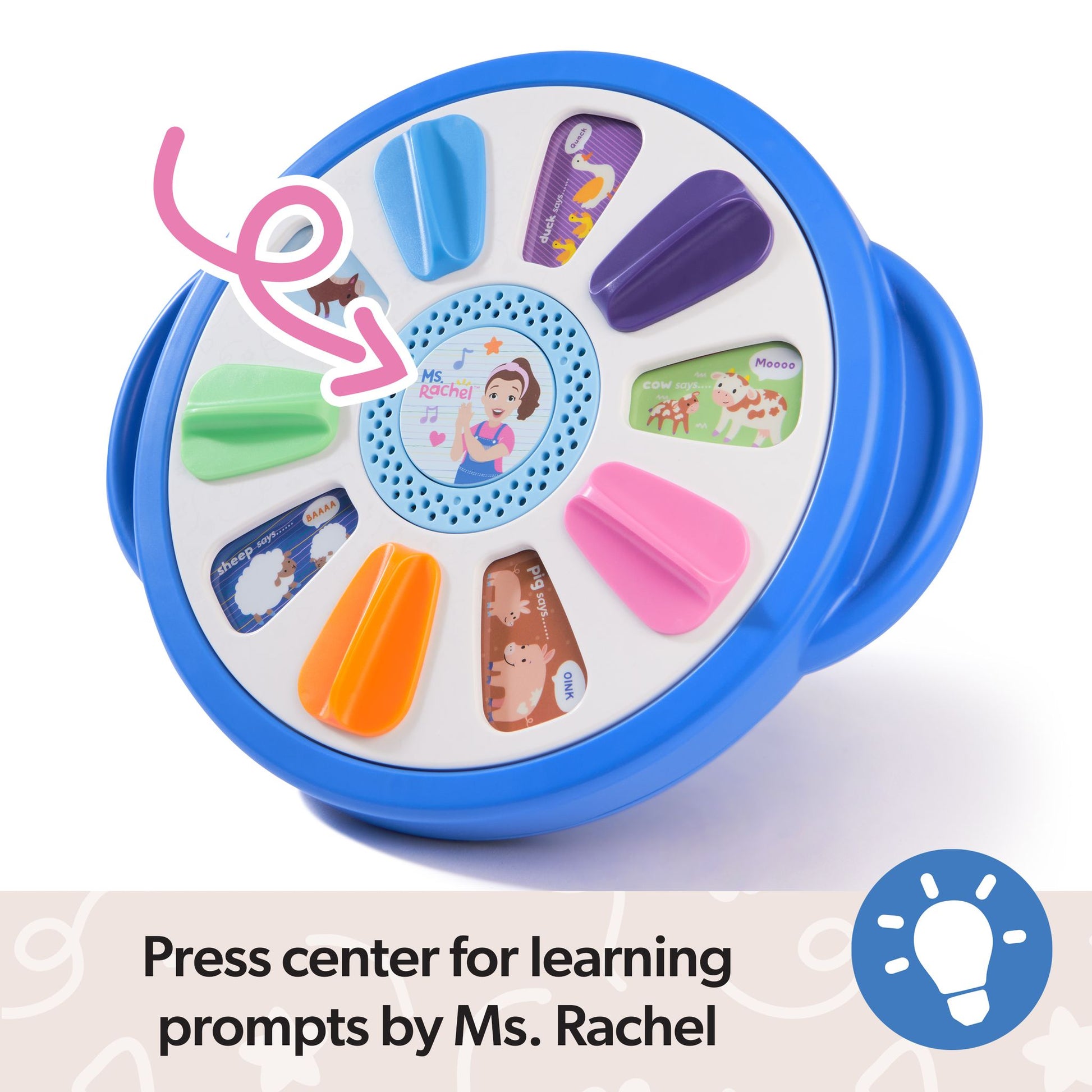 Ms. Rachel’s Spin Along Learning Wheel - Toyworld NZ
