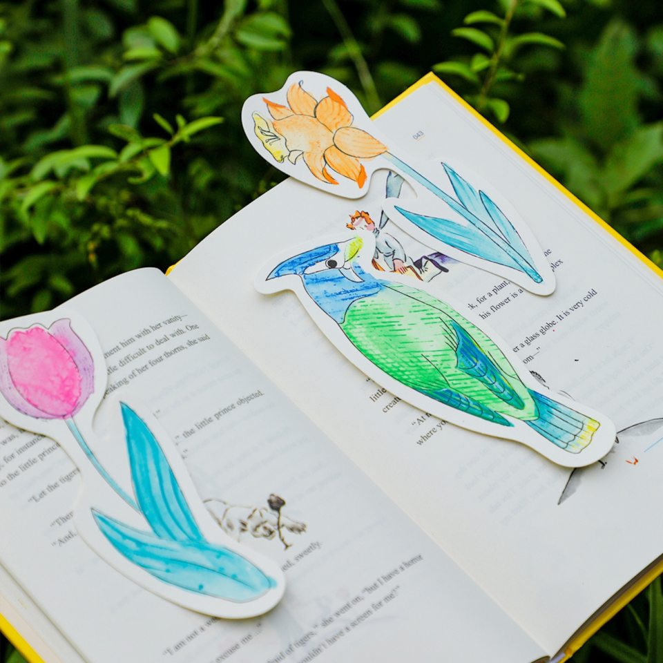 Avenir Paint By Water Bird Bookmarks