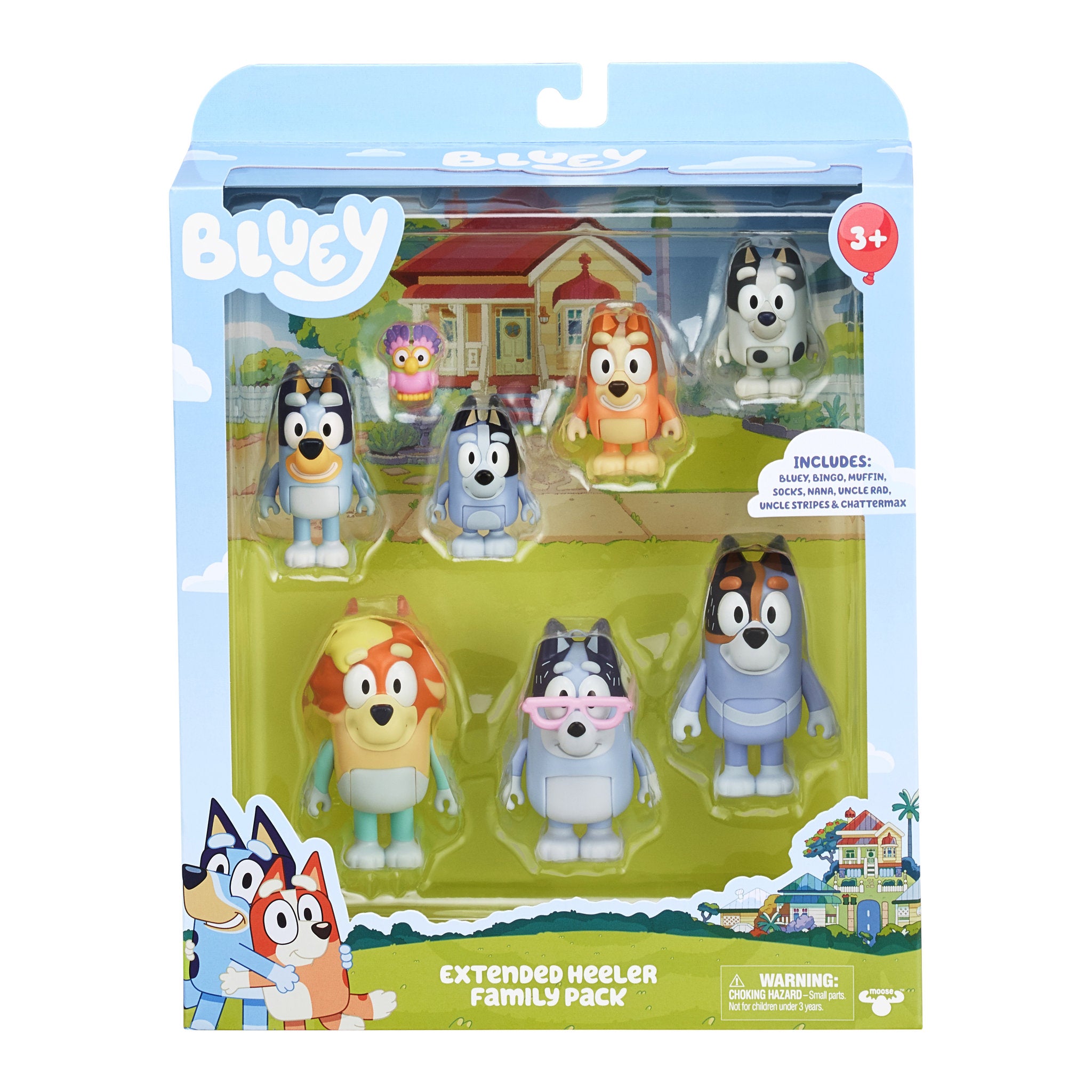 Bluey 8 Figure Mega Pack