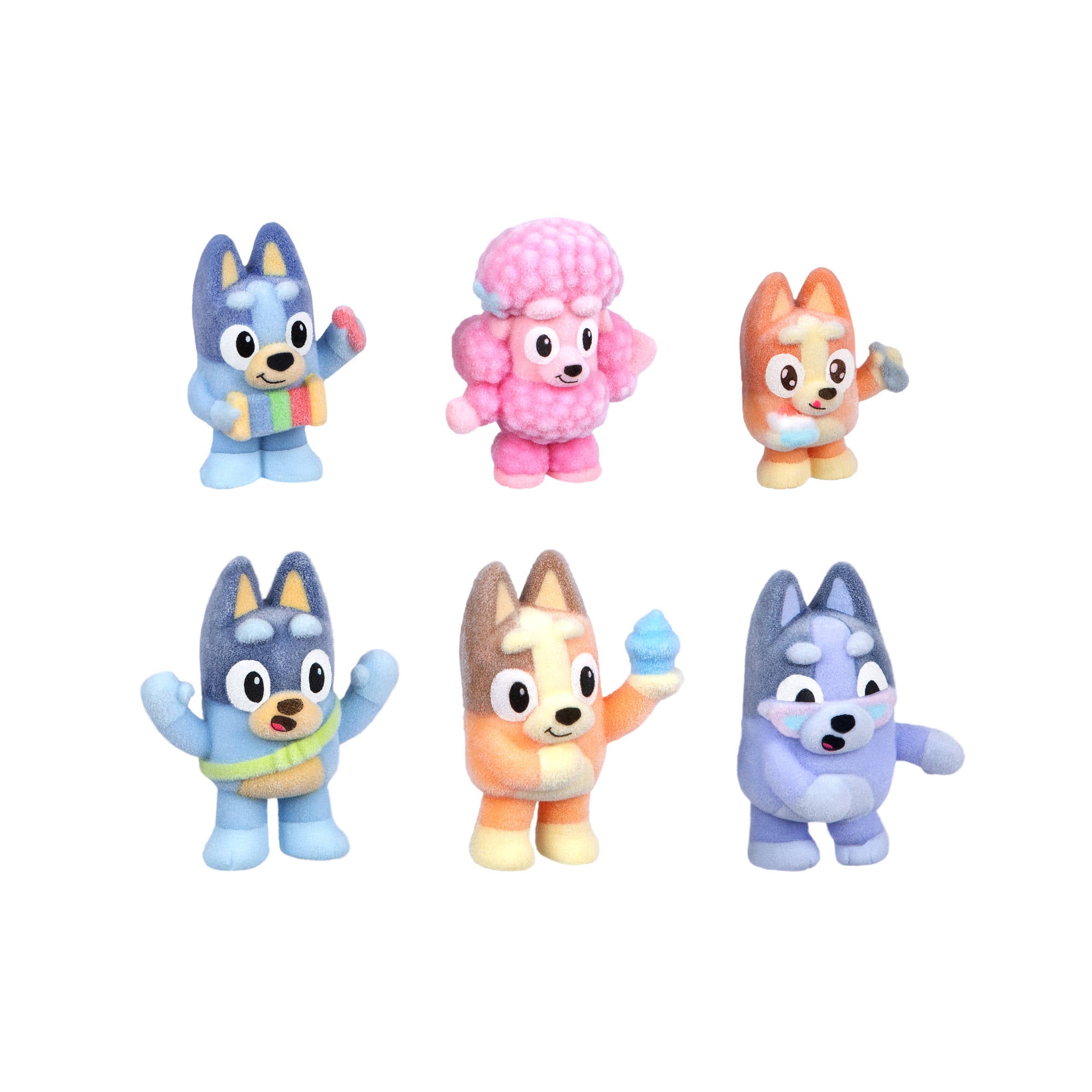 Bluey Fuzzies Deluxe Figure Pack