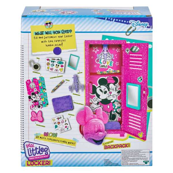 REAL LITTLES DISNEY LOCKER AND BACKPACK Toyworld NZ