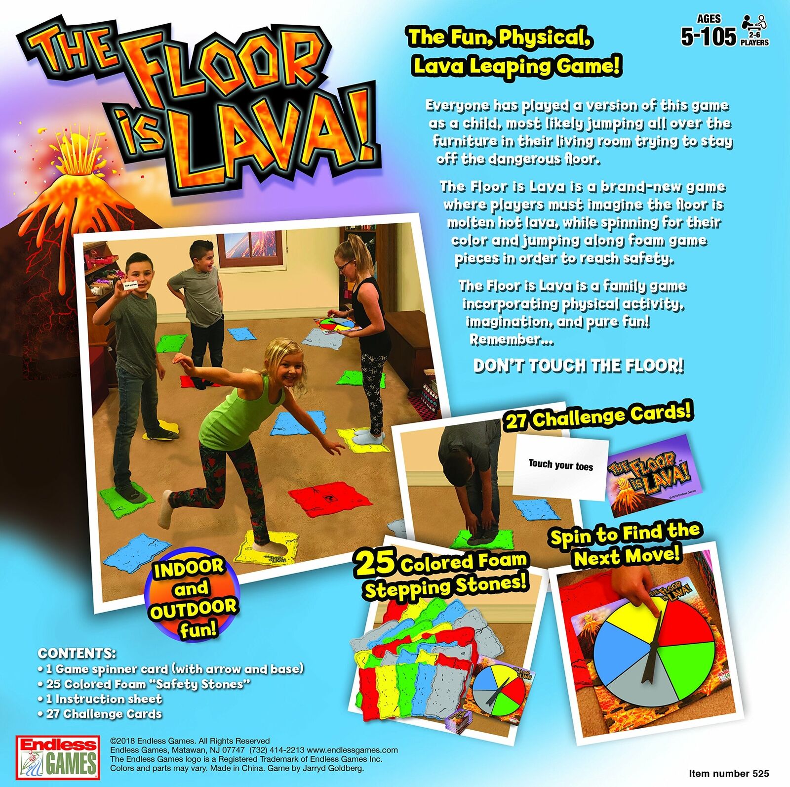 THE FLOOR IS LAVA GAME.