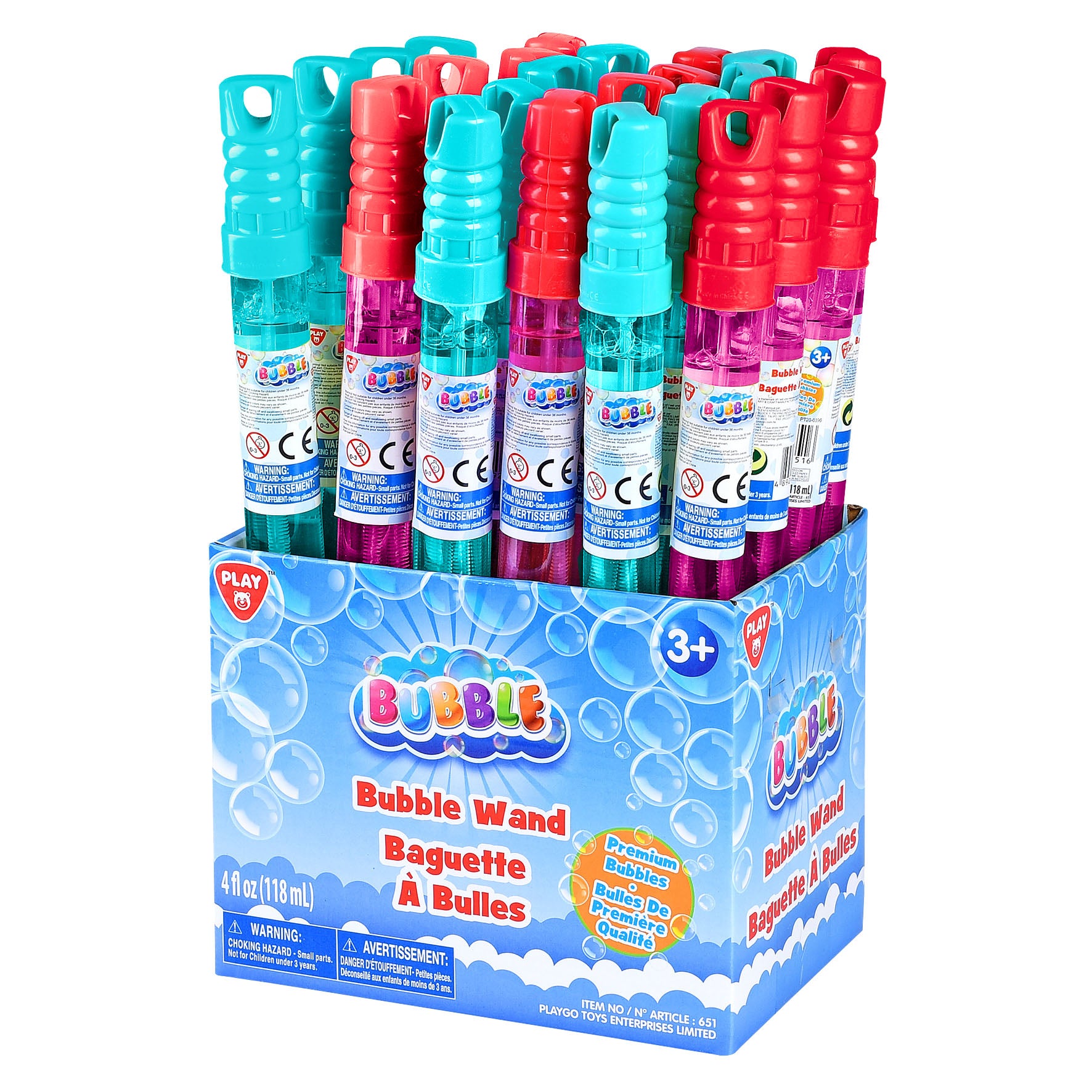 Playgo Toys Bubble Wand 118ml Assorted Styles - Toyworld NZ
