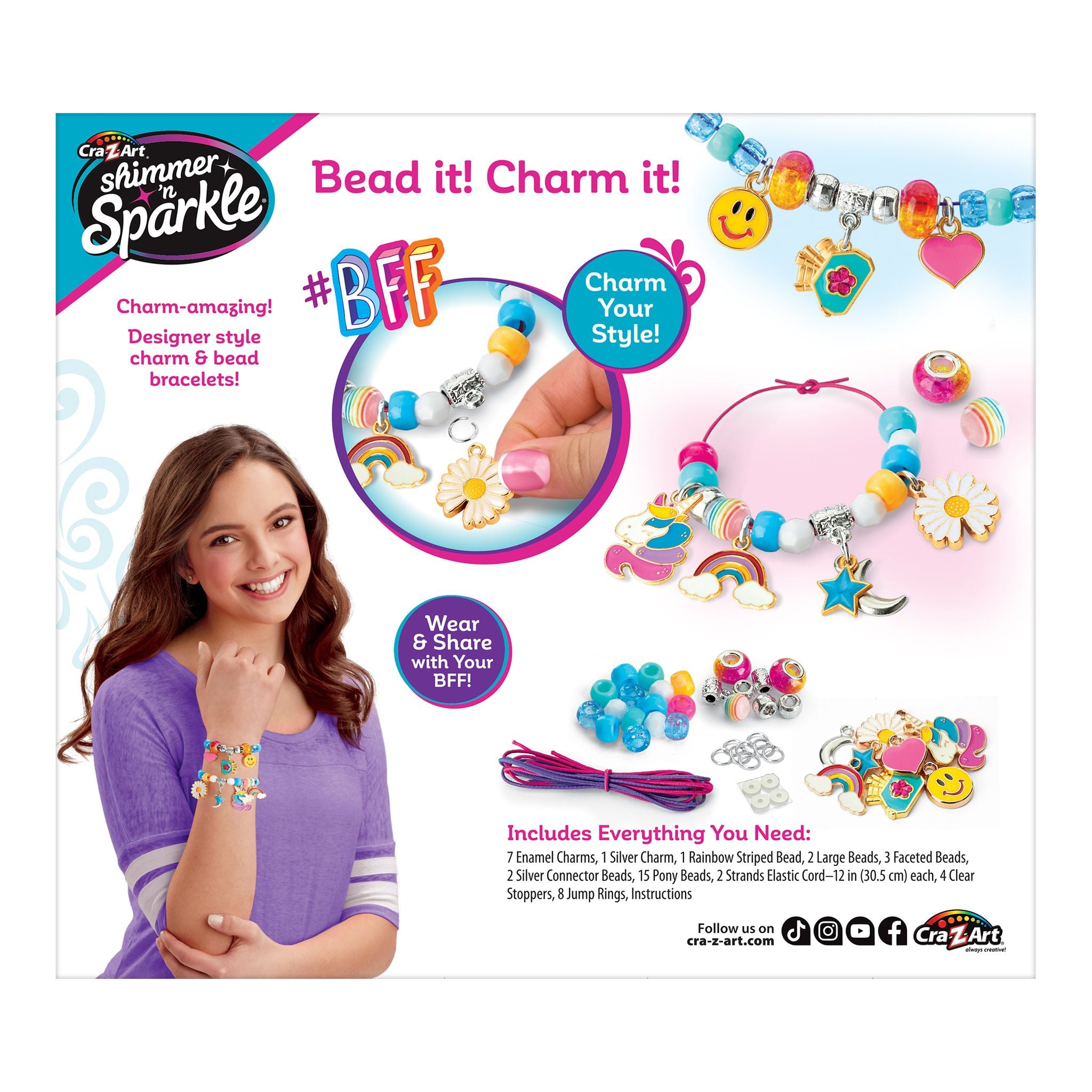 Cra-Z-Art Shimmer 'N Sparkle BFF Charm Kit
