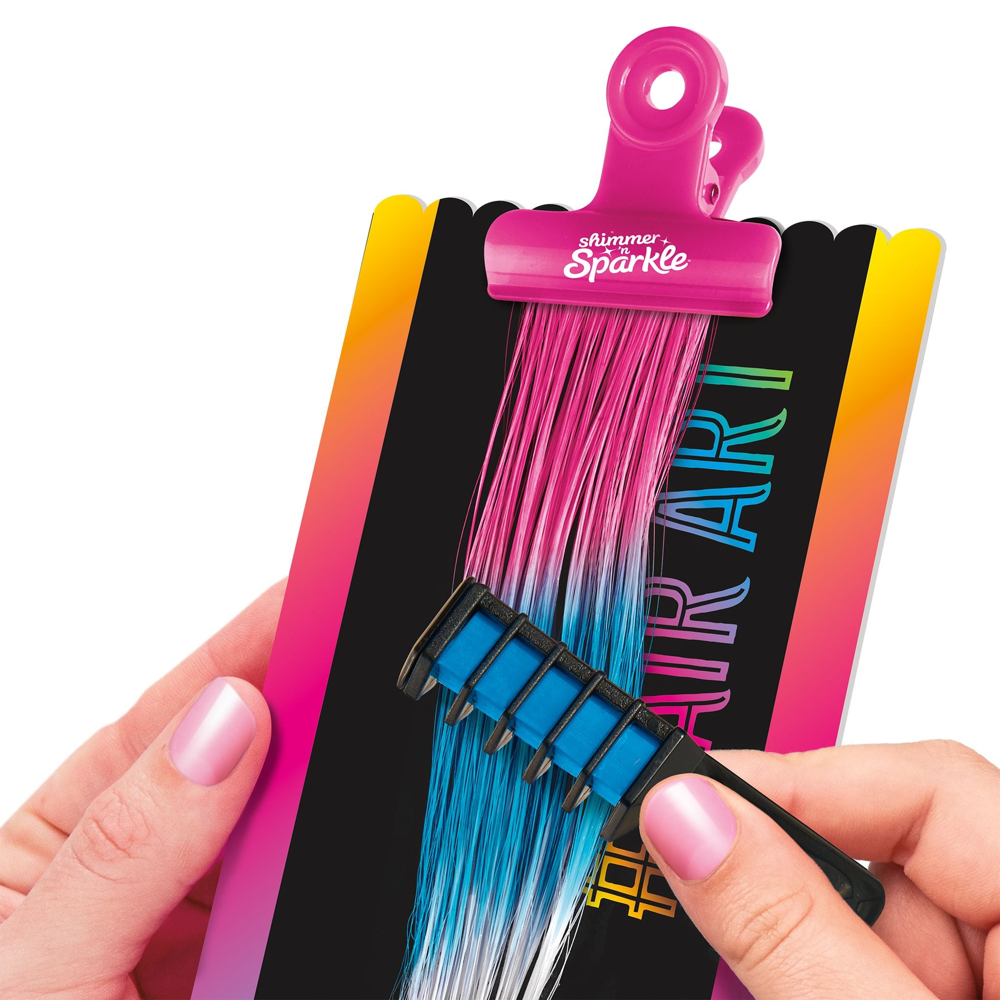 Cra-Z-Art Shimmer 'N Sparkle Color Fx Hair Extensions Studio