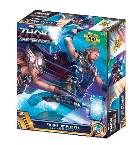 Marvel Avengers Thor Prime 3D 500 Piece Puzzle