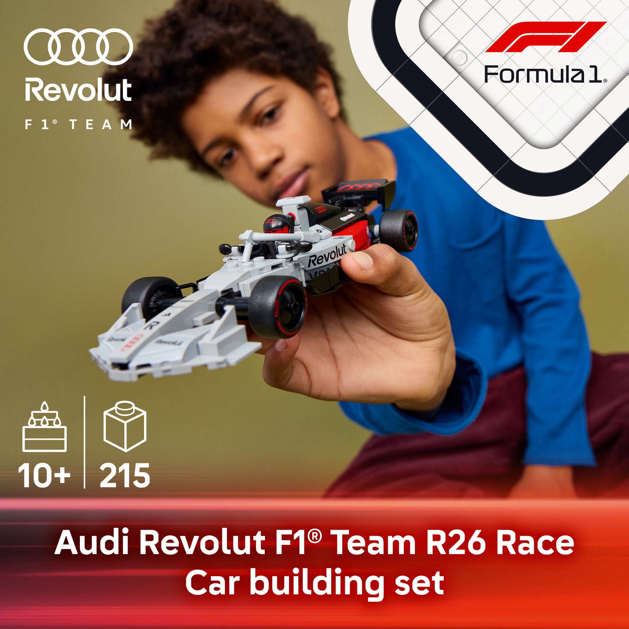 LEGO 77259 Speed Champions Audi Revolut F1 Team R26 Race Car - Toyworld NZ