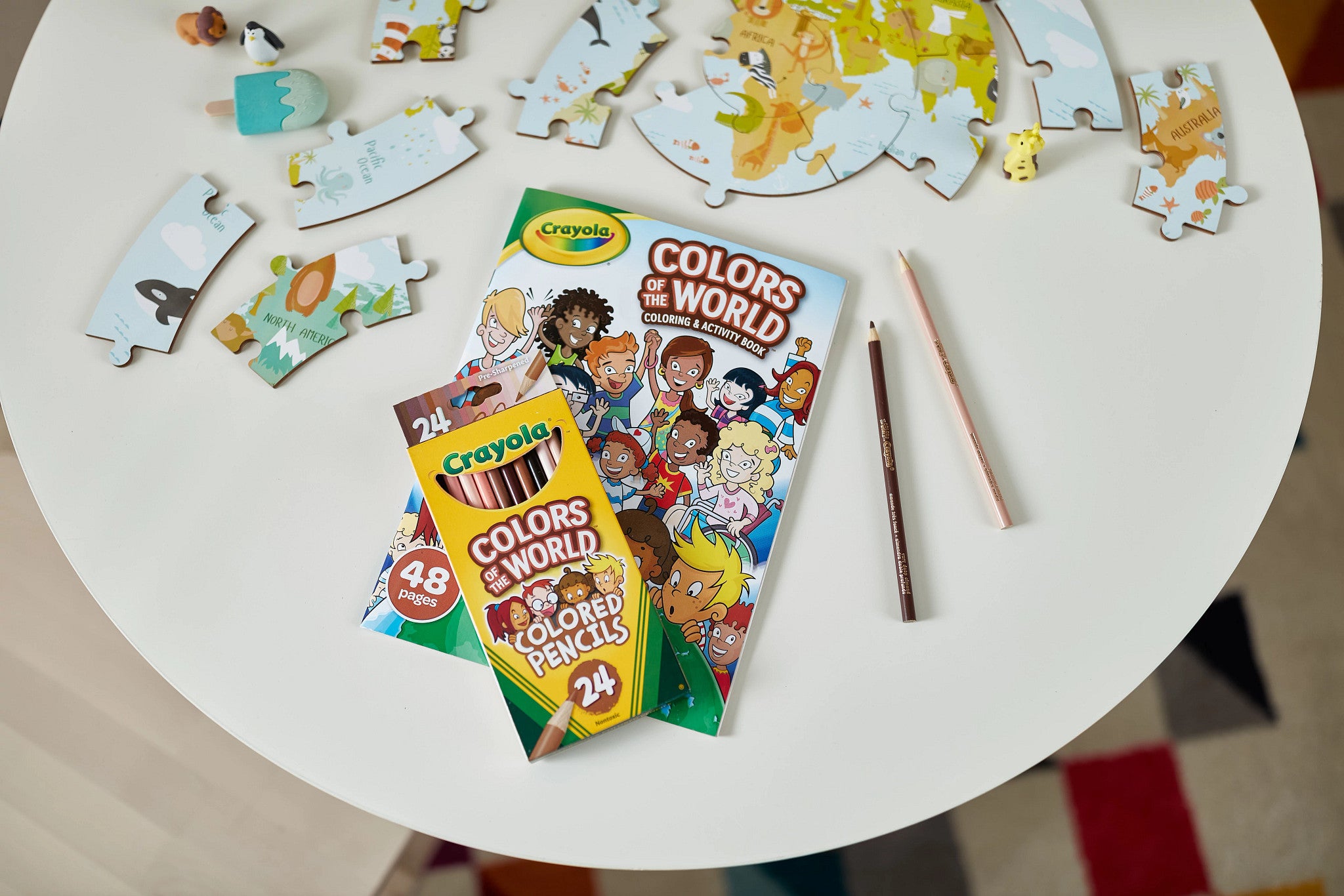 Crayola Colours Of The World Coloured Pencils 24 Pack