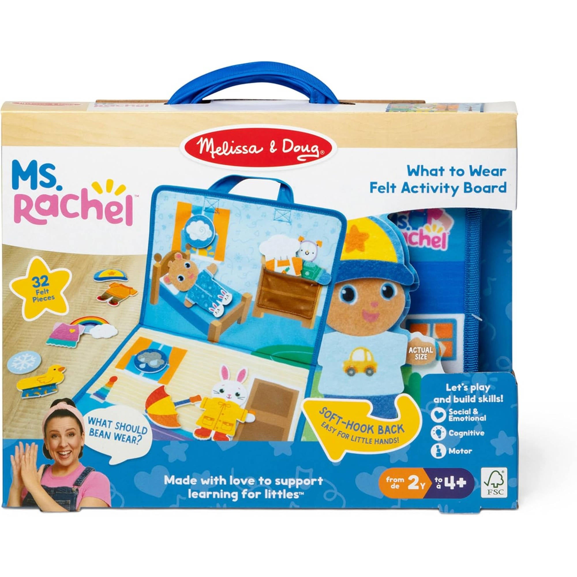 Ms. Rachel What to Wear Felt Activity Board