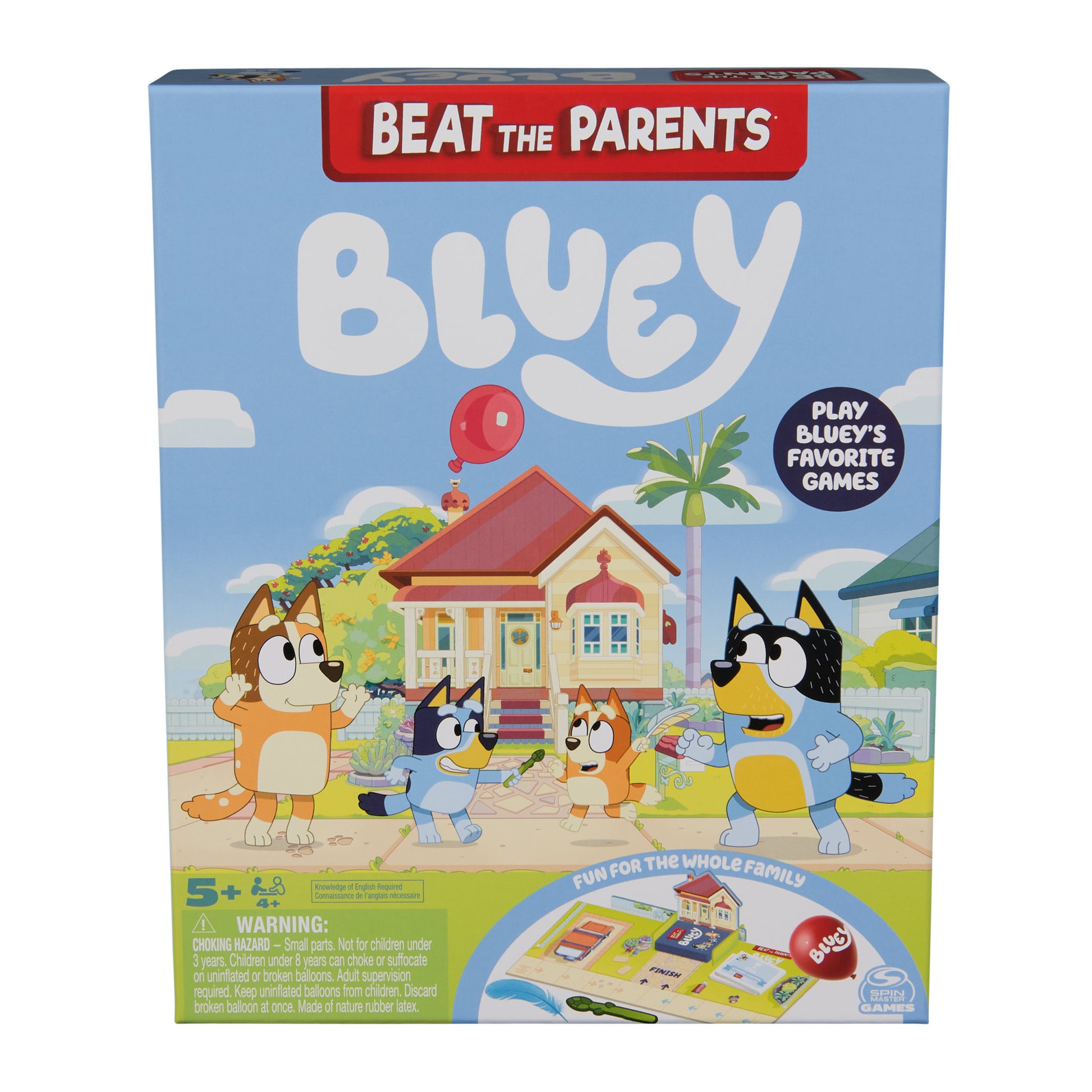 Bluey Beat The Parents Board Game - Toyworld NZ