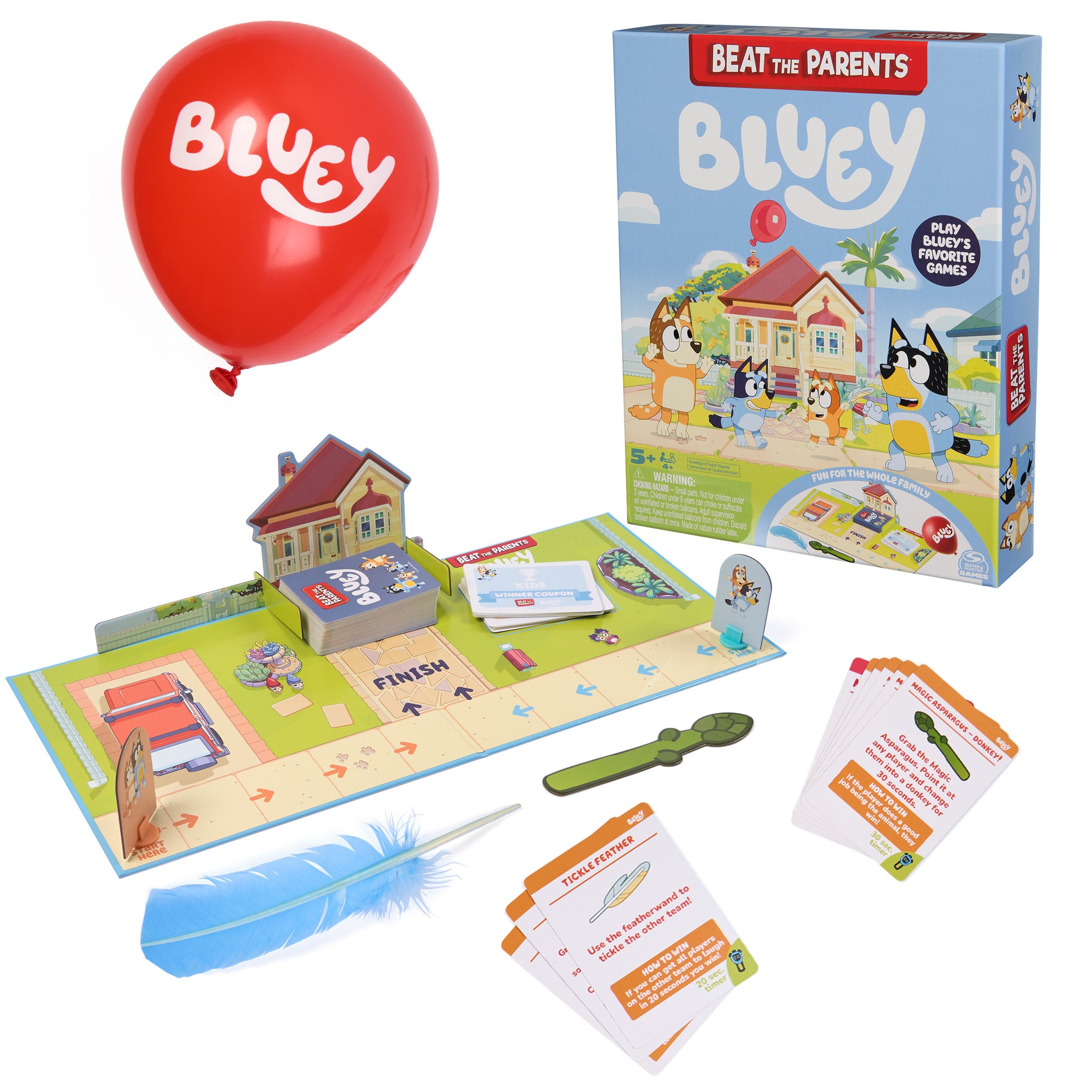 Bluey Beat The Parents Board Game - Toyworld NZ
