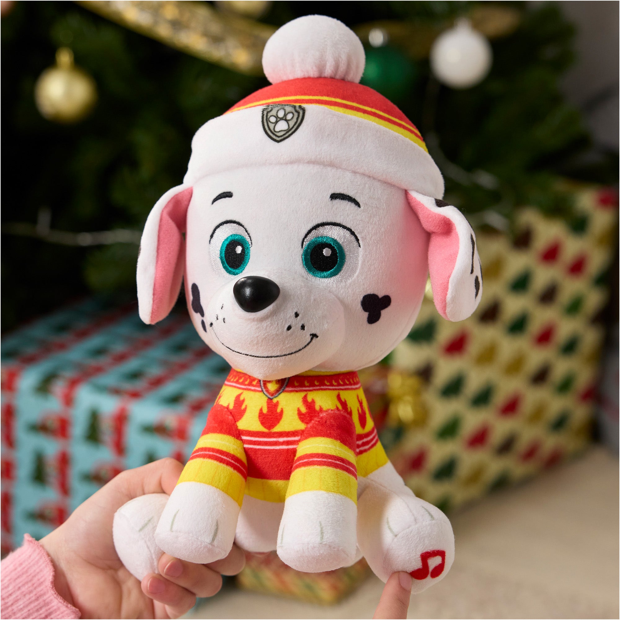 PAW Patrol 8 Inch Holiday Plush - Marshall
