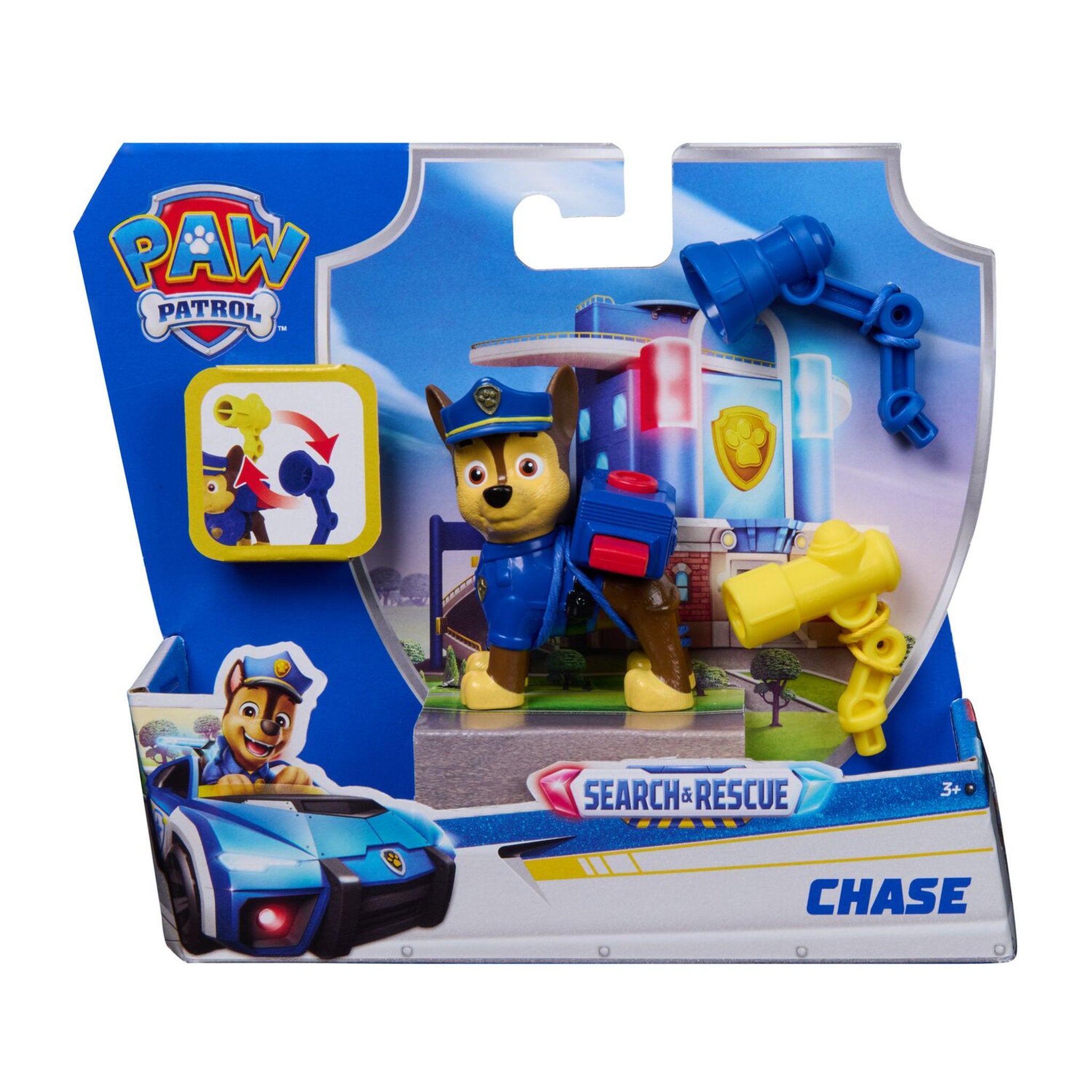 PAW Patrol Search & Rescue Hero Action Figure Chase - Toyworld NZ