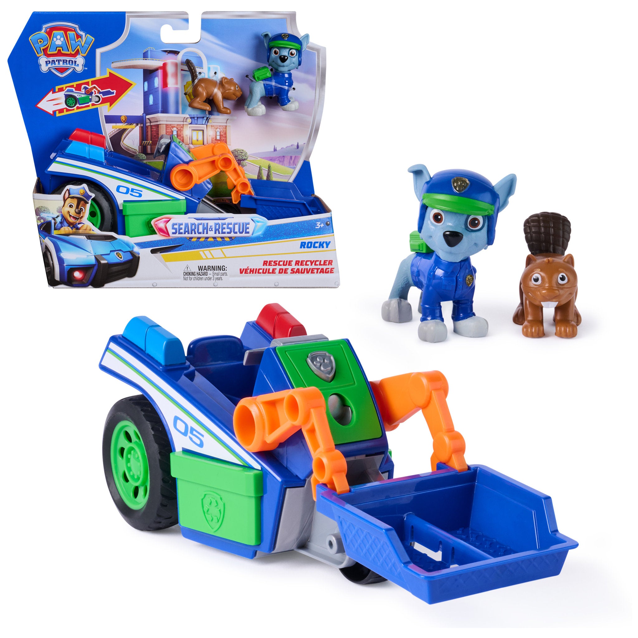 PAW Patrol Search & Rescue Themed Vehicle - Rocky - Toyworld NZ