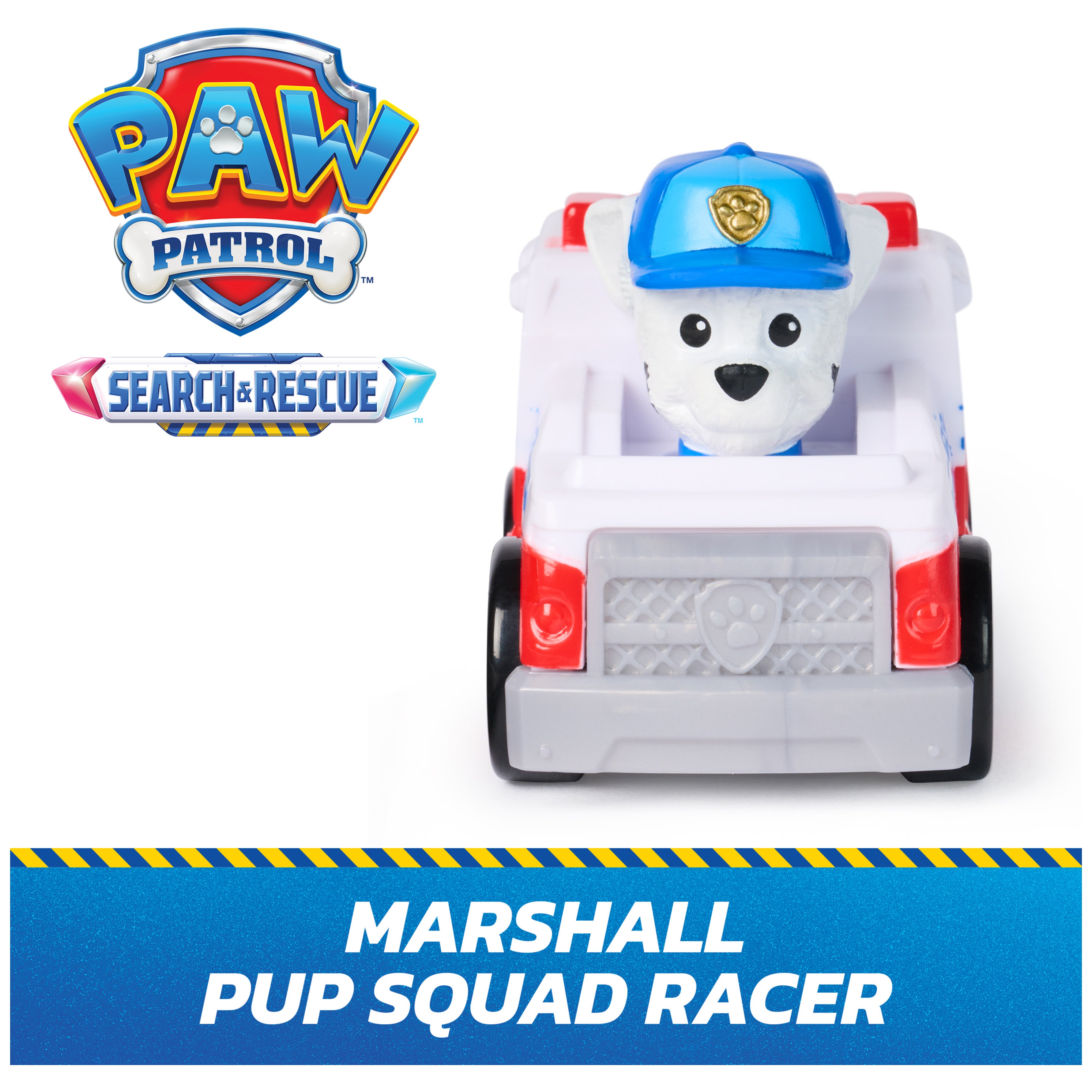 PAW Patrol Pup Squad Search & Rescue Racers - Marshall