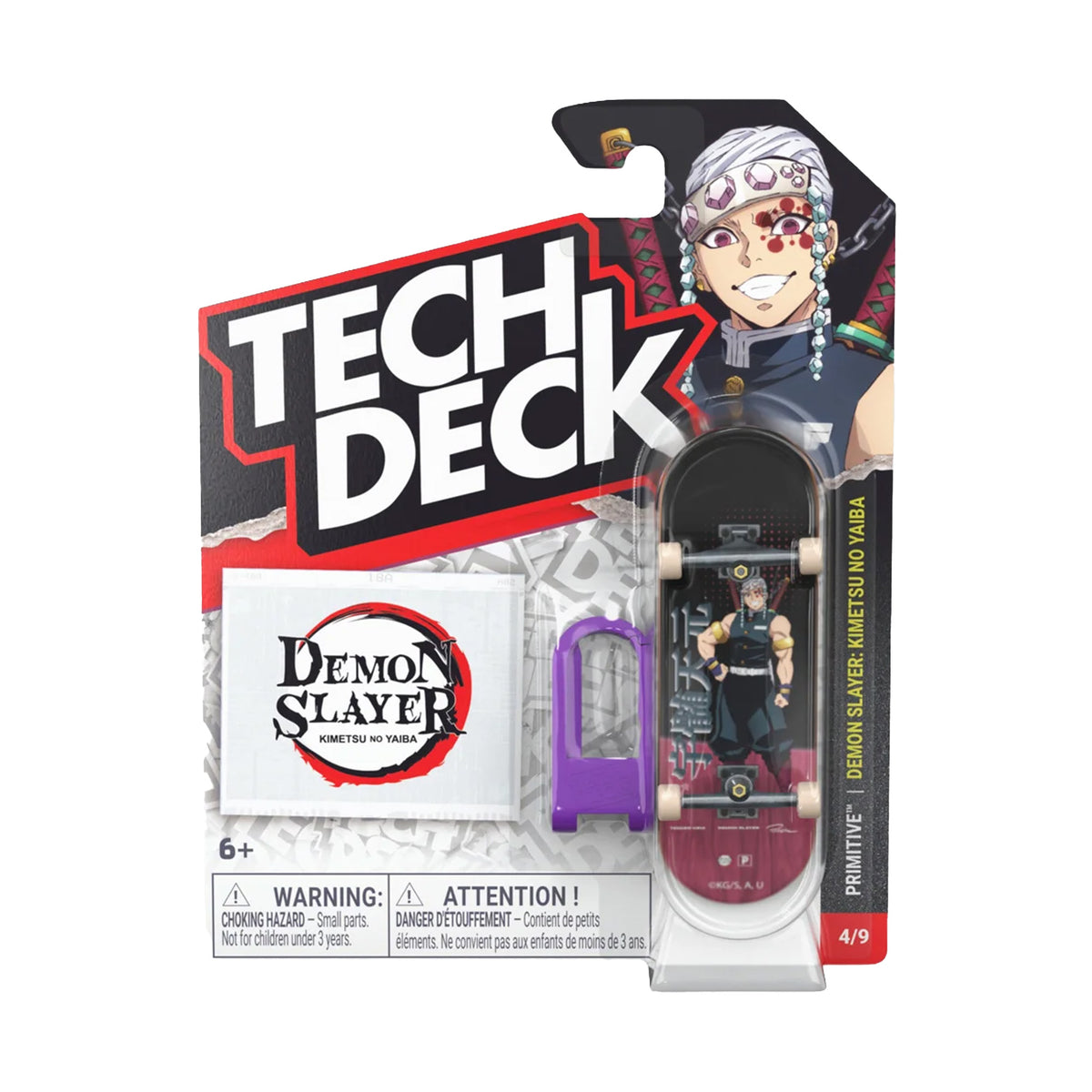Tech Deck Entertainment Series 96mm Fingerboard - Demon Slayer Kimtesu No Yaiba Tengen