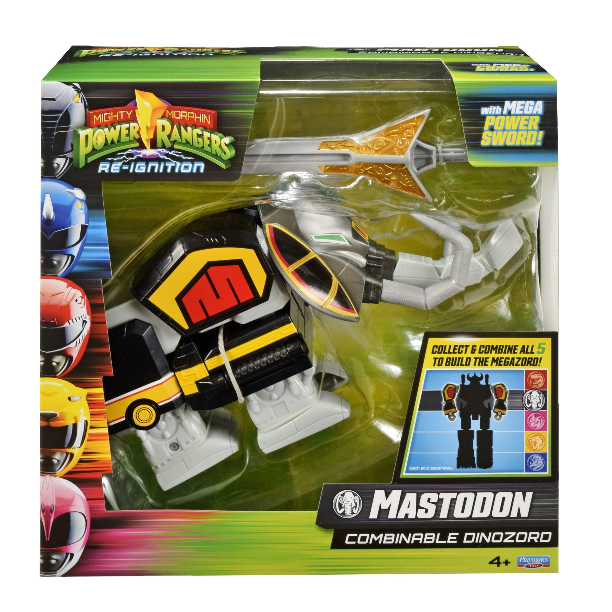 Power Rangers Mighty Morphin Combinable Dinozord - Mastodon - Toyworld NZ