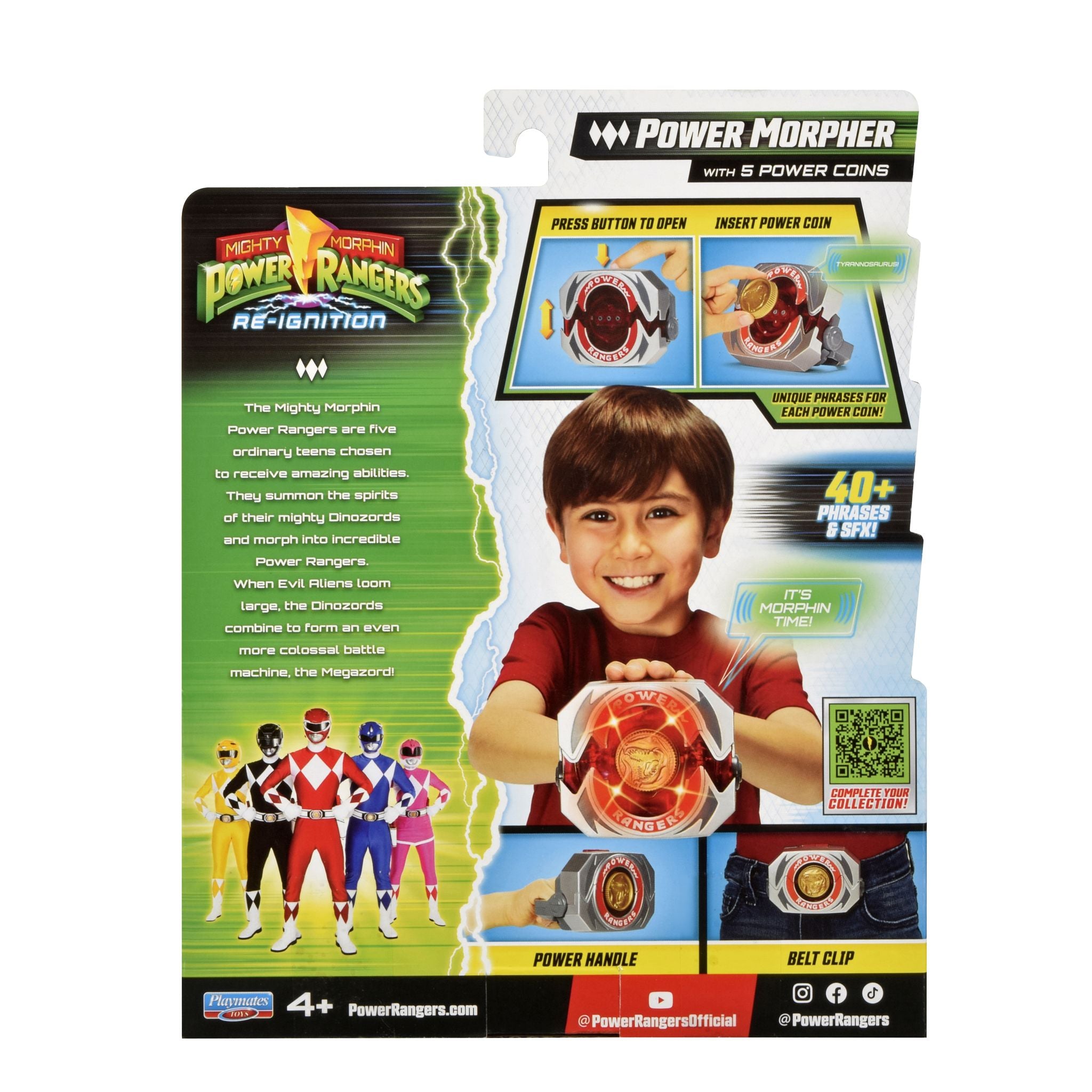 Power Rangers Mighty Morphin Power Morpher Deluxe Buckle