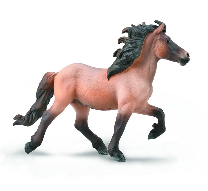 Collecta Icelandic Stallion - Bay Dun (Grey)