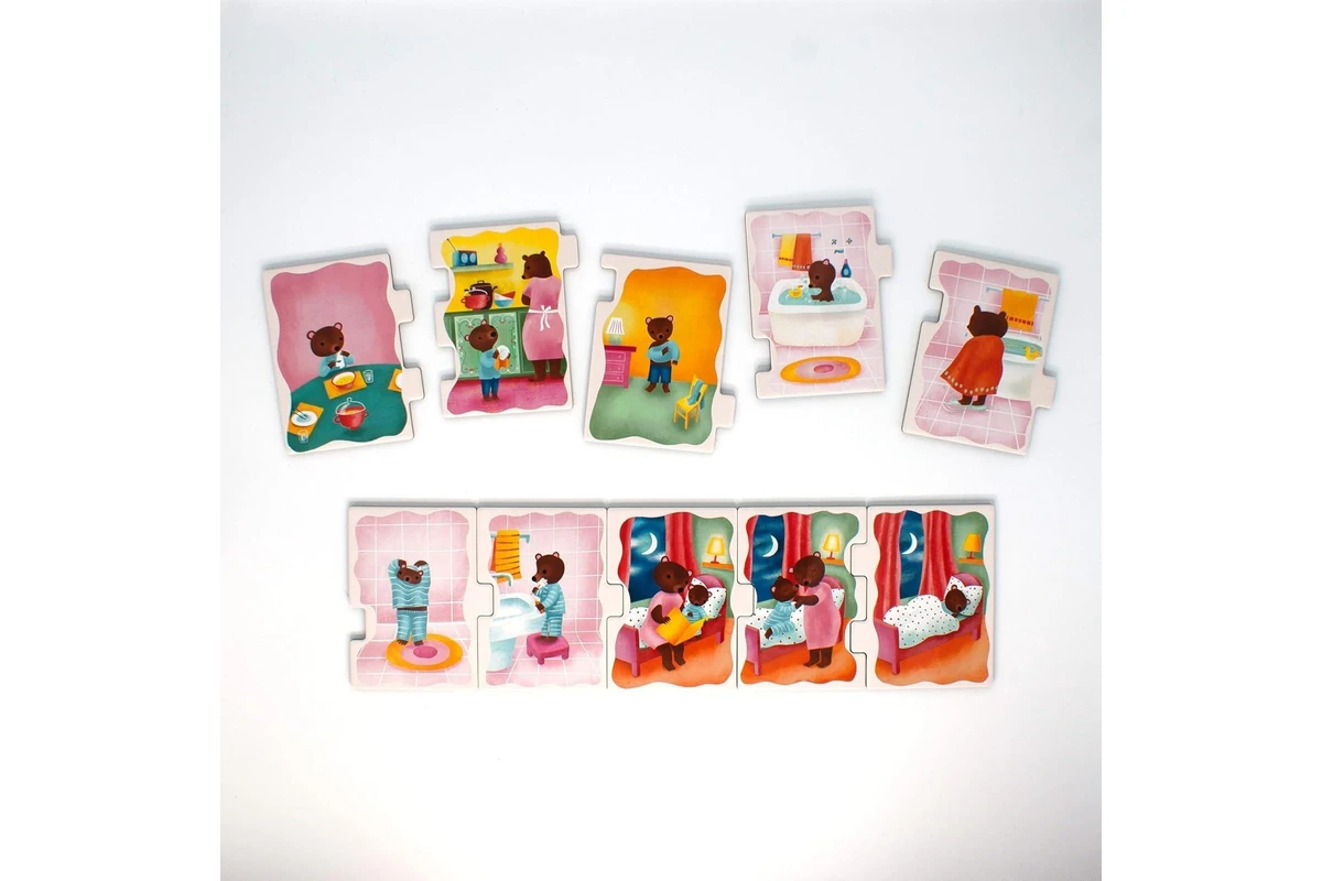 Eeboo Ready To Go Puzzle - Bedtime