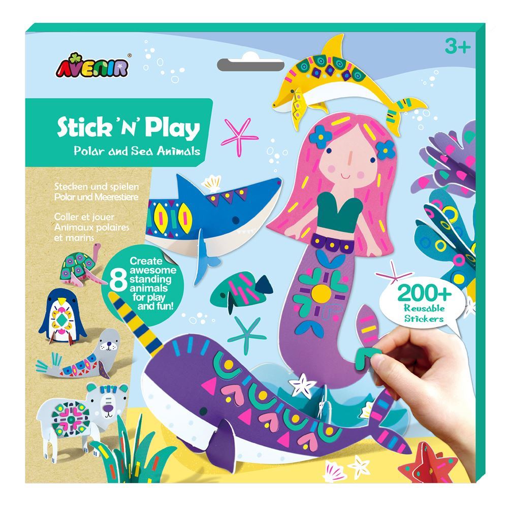 Avenir Polar & Sea Animals Stick 'N' Play