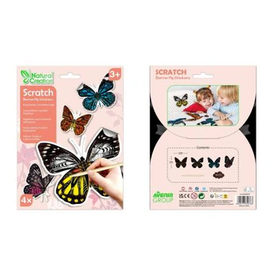 Avenir Scratch Butterfly Stickers