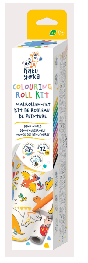 Coloring Roll Kit- Dino World