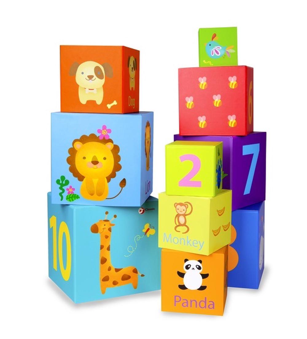 Classic World Stacking Cubes - Toyworld NZ