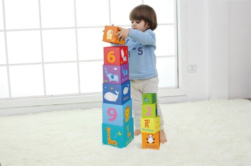 Classic World Stacking Cubes - Toyworld NZ