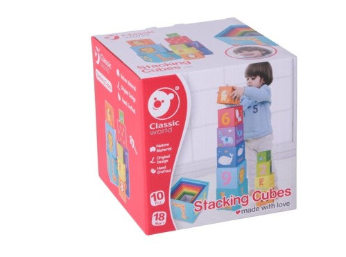 Classic World Stacking Cubes - Toyworld NZ