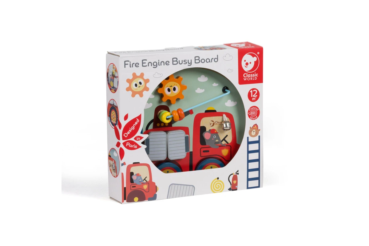 Classic World Fire Engine Busy Board