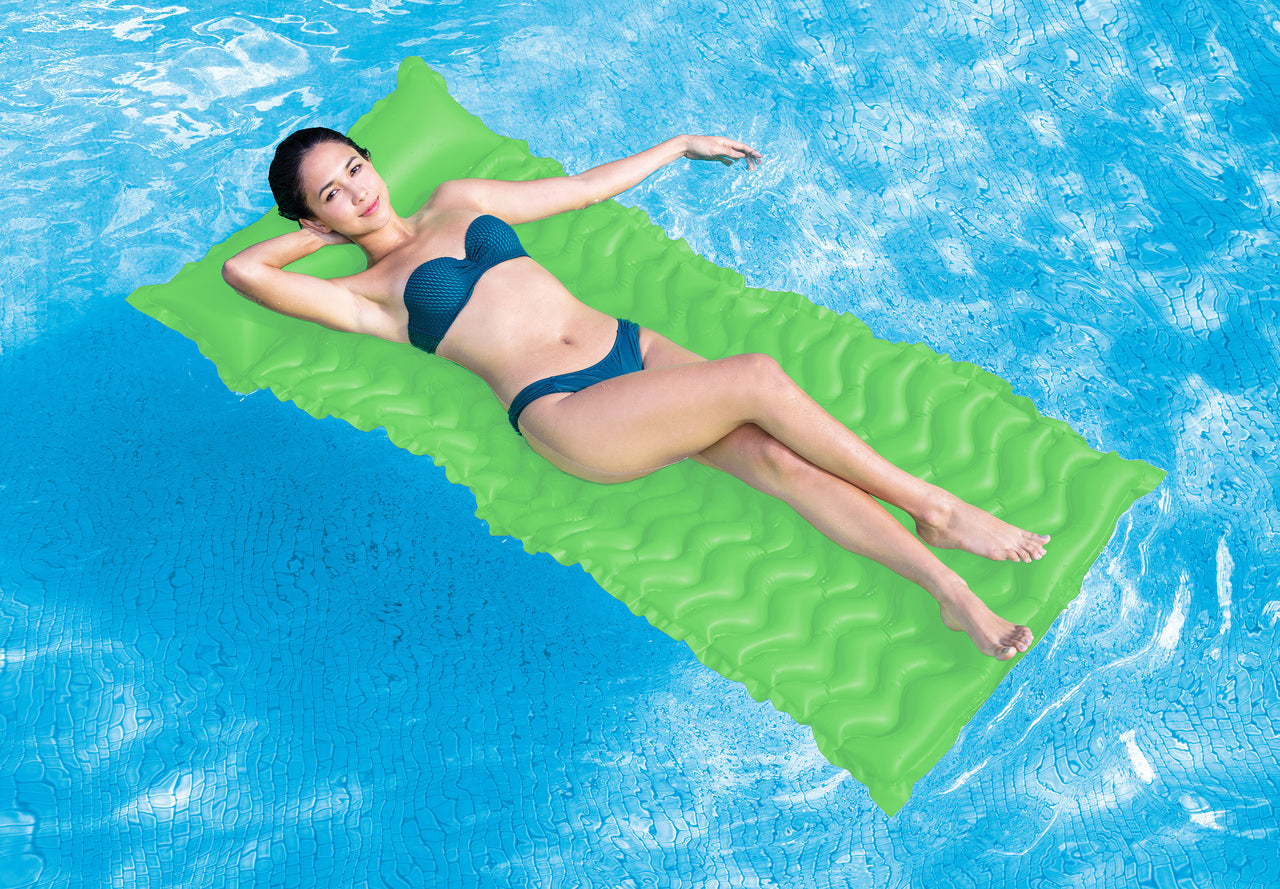 Intex 58807 Tote-N-Float Wave Mats 229cm X 86cm Assorted Styles