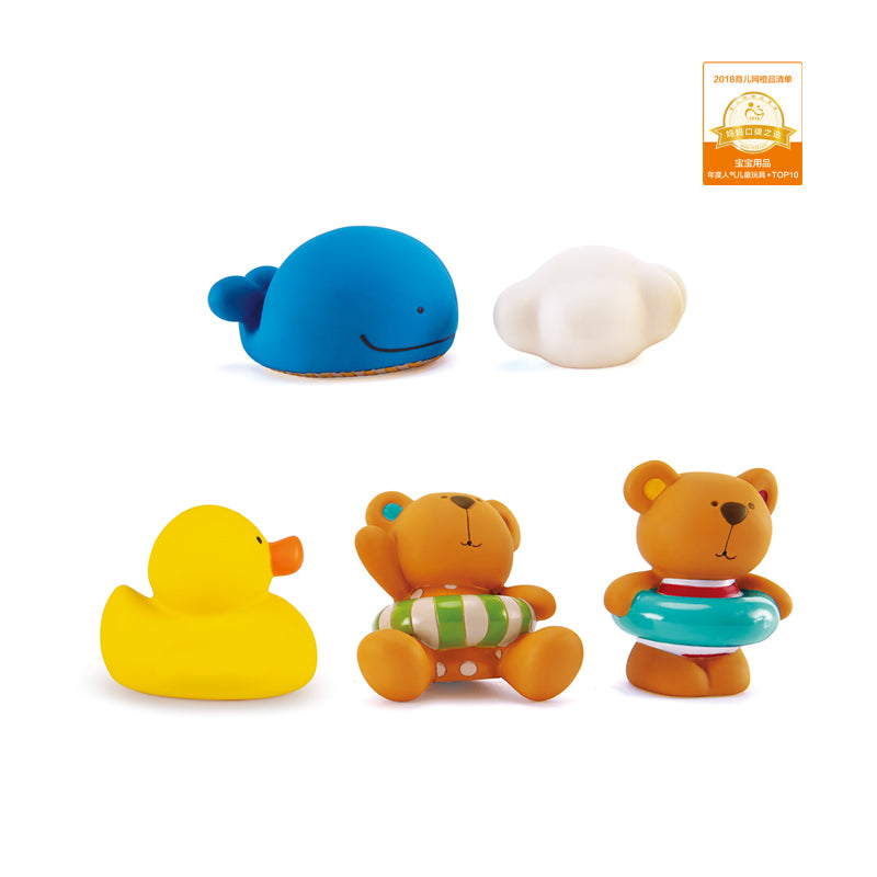Hape Teddy And Friends Bath Squirters