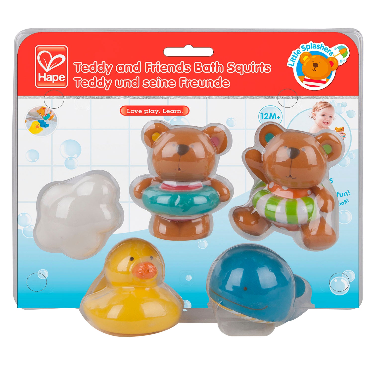 Hape Teddy And Friends Bath Squirters