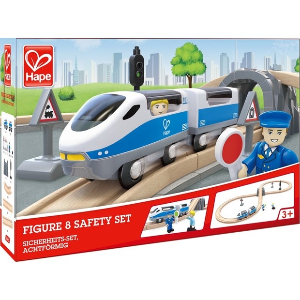 Hape Passenger Train Figure of 8 Safety Set