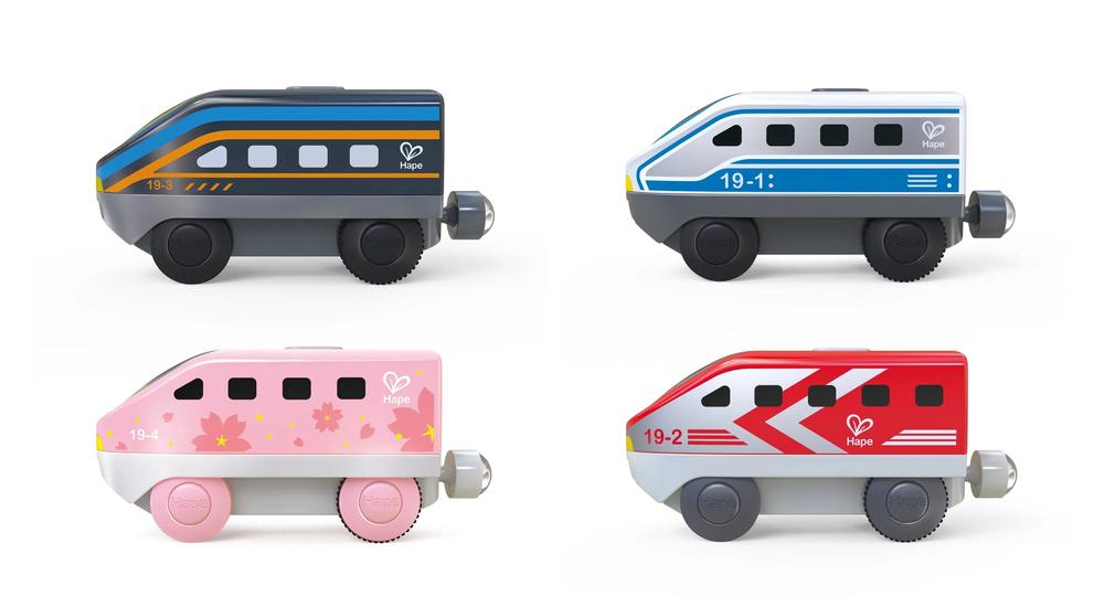 Hape Railway Intercity Battery Powered Locomotive Set