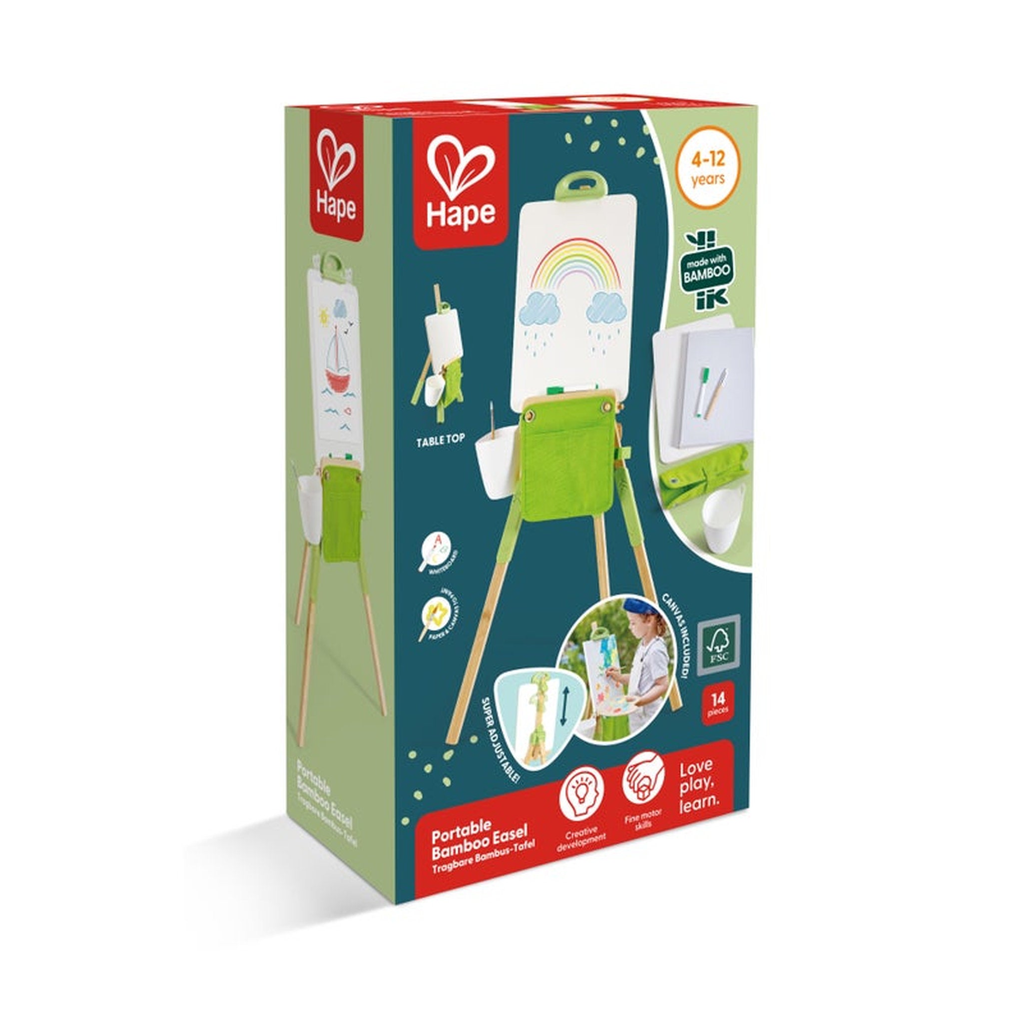 Hape Portable Bamboo Easel