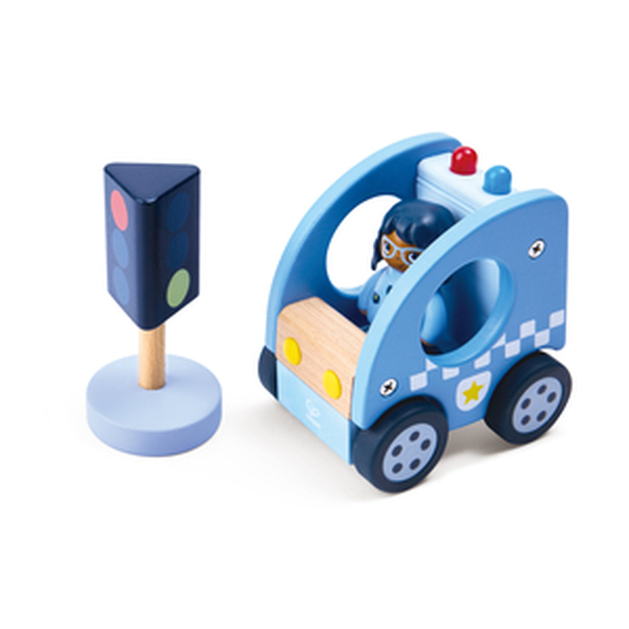 Hape Land The Blaring Police Car