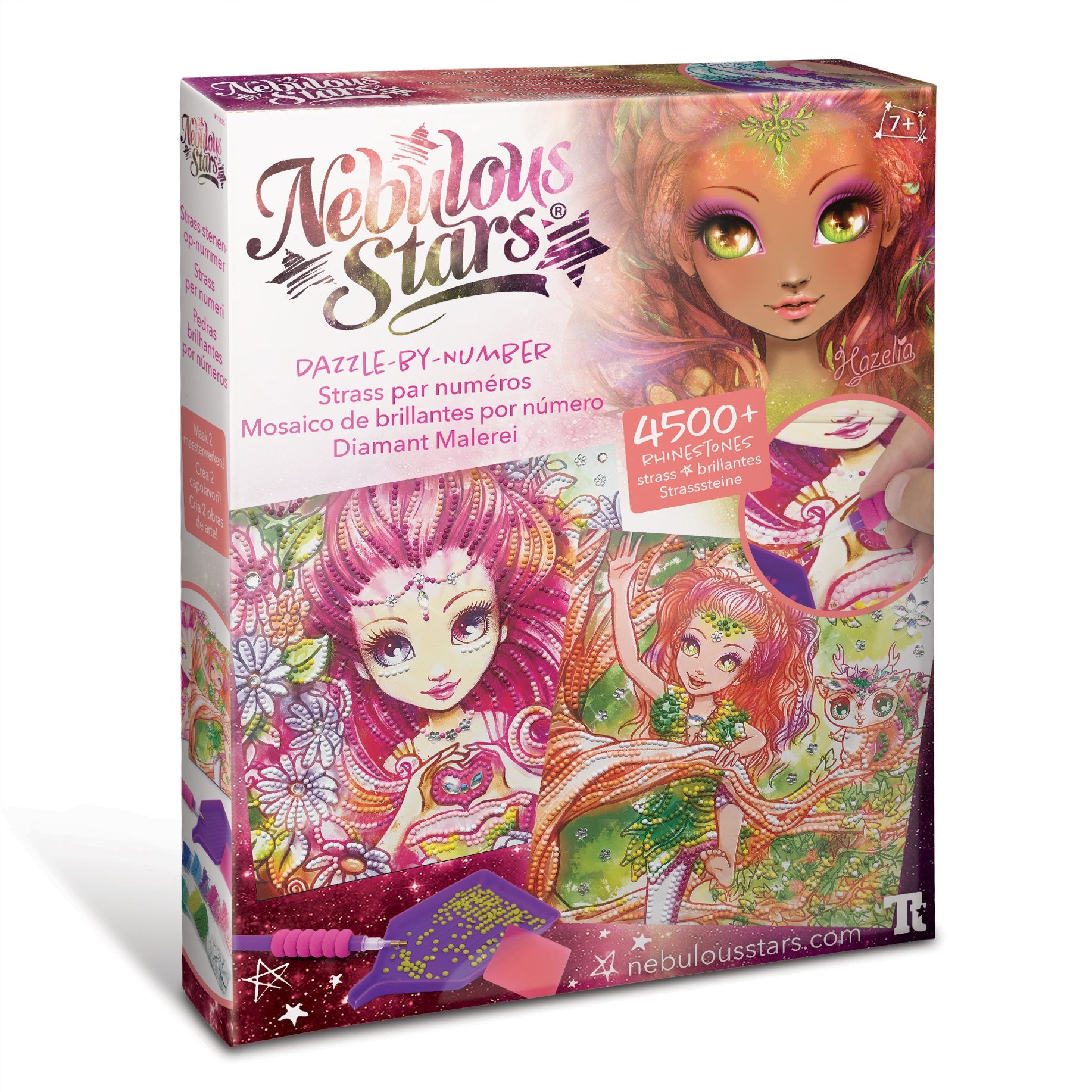 Nebulous Stars Dazzle By Number Hazelia