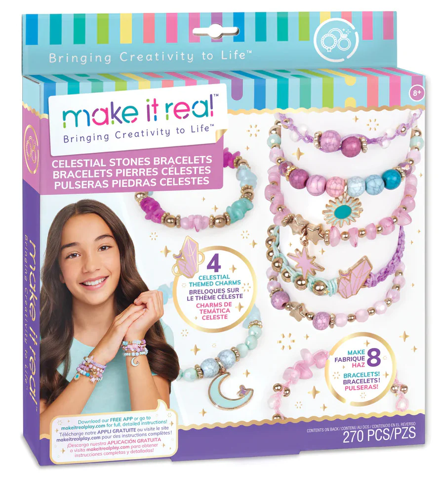 Make It Real Celestial Stones DIY Bracelets - Toyworld NZ