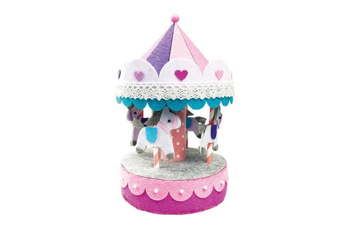 Jeanny Craft Pretty Carousel Music Box