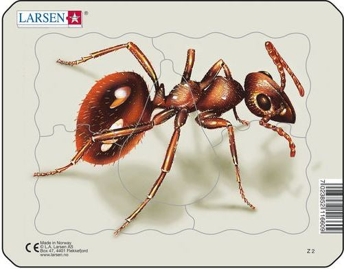 LARSEN INSECTS SMALL FRAME TRAY PUZZLE ANT