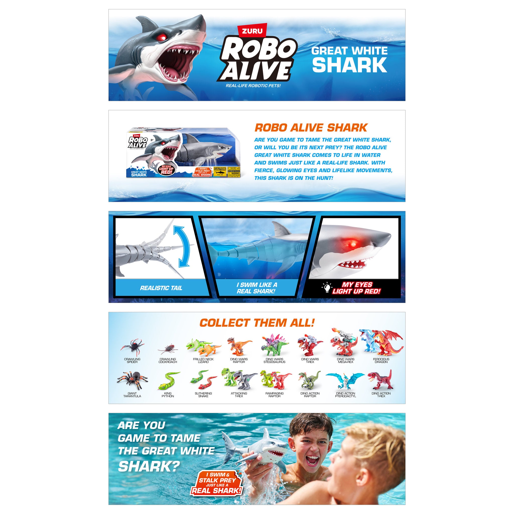 ZURU Robo Alive Shark Attack