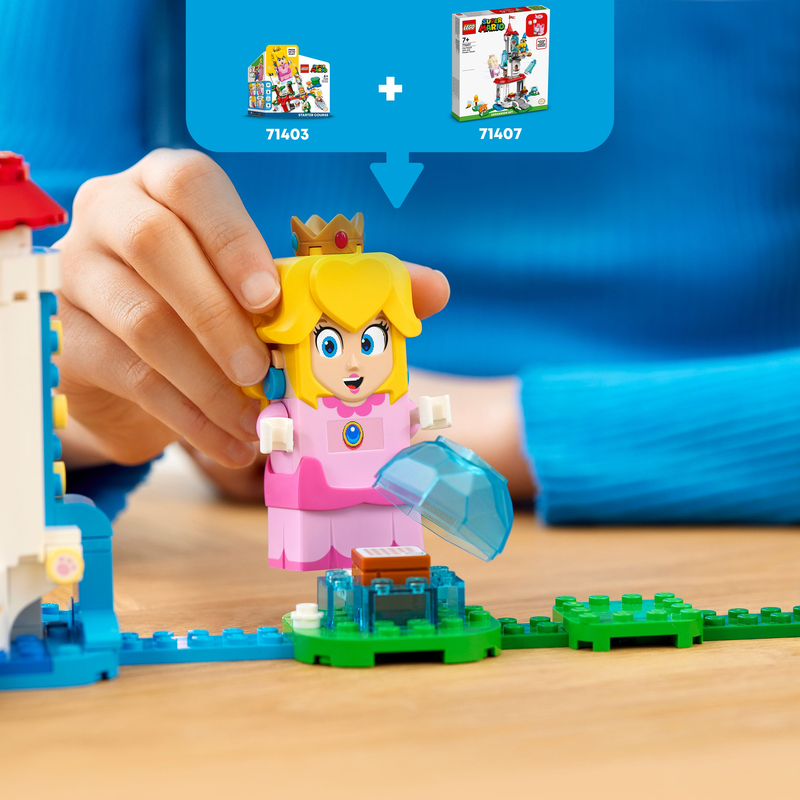LEGO 71407 Super Mario Cat Peach Suit And Frozen Tower Expansion Set