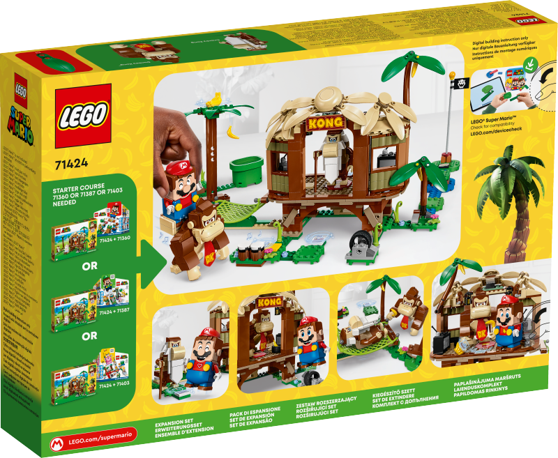 LEGO 71424 Super Mario Donkey Kong's Tree House Expansion Set