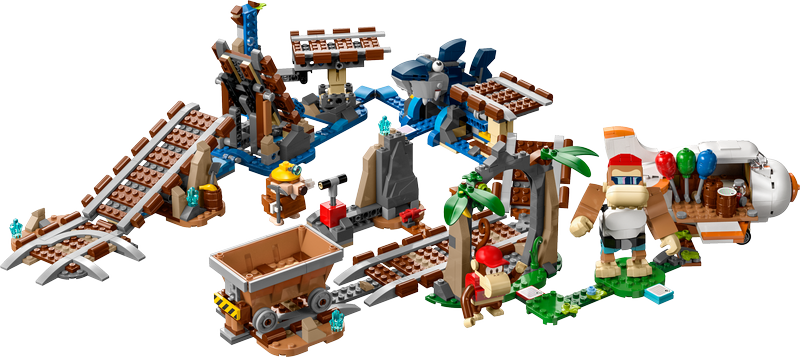 LEGO 71425 Super Mario Diddy Kong's Mine Cart Ride Expansion Set