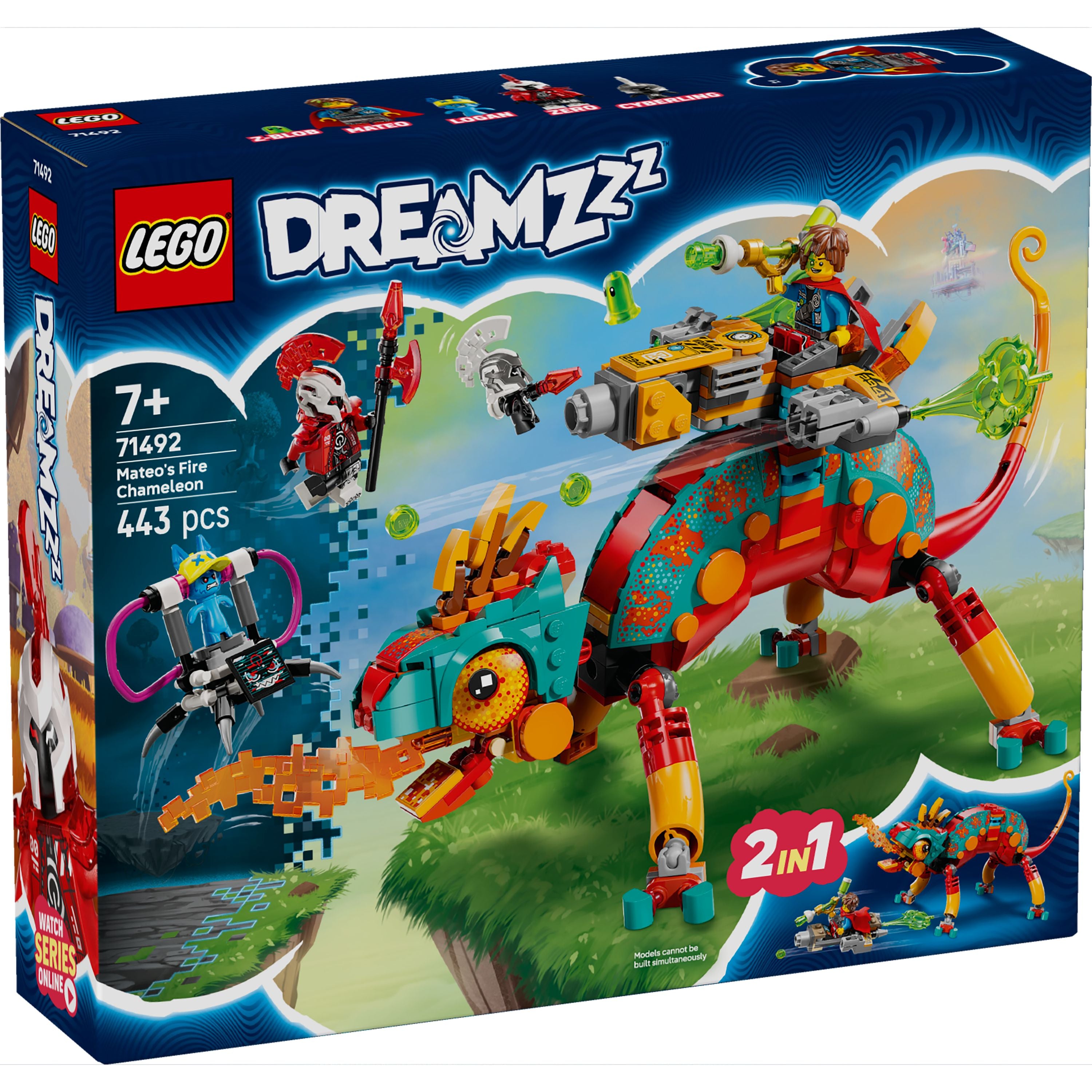 LEGO 71492 DREAMZzz Mateo’s Fire Chameleon